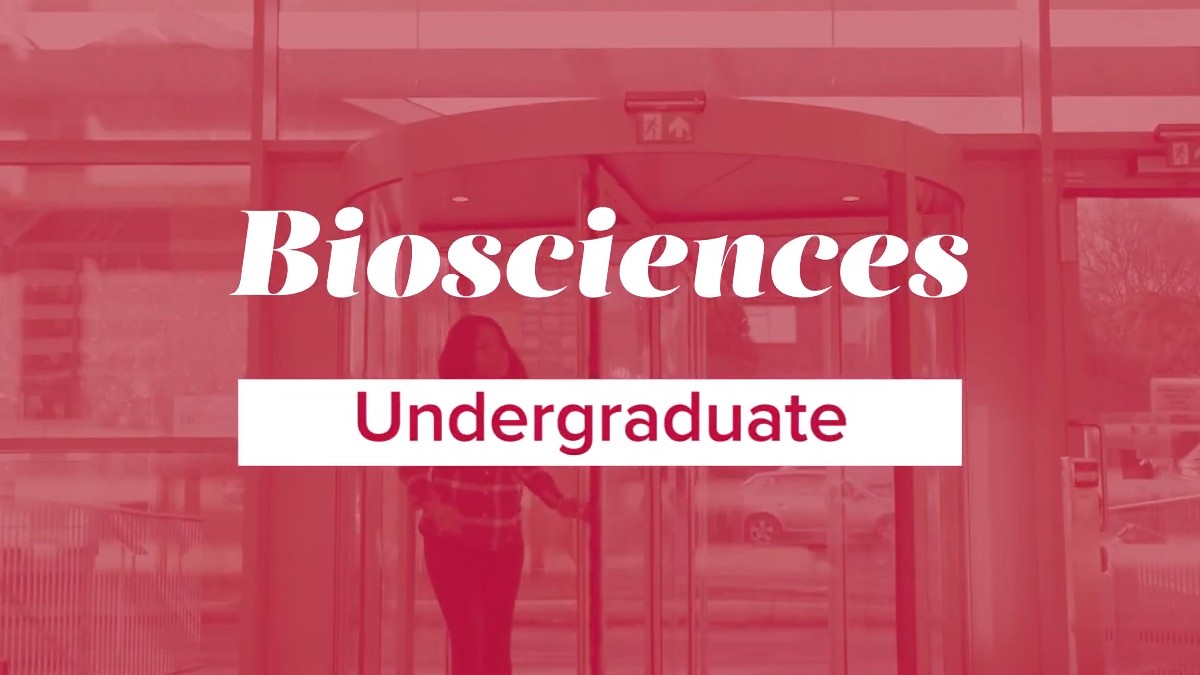 Bioscience undergraduate caption