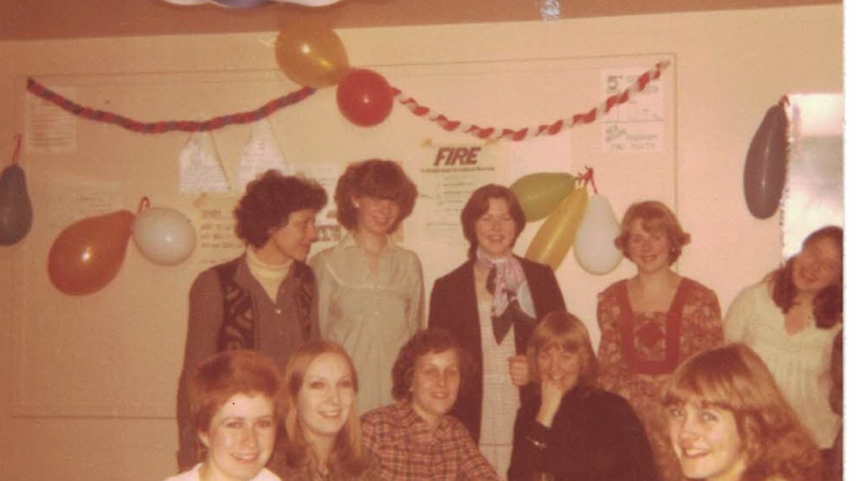Christmas celebrations in 1978, Tillingbourne House Floor 4 - Surrey Court