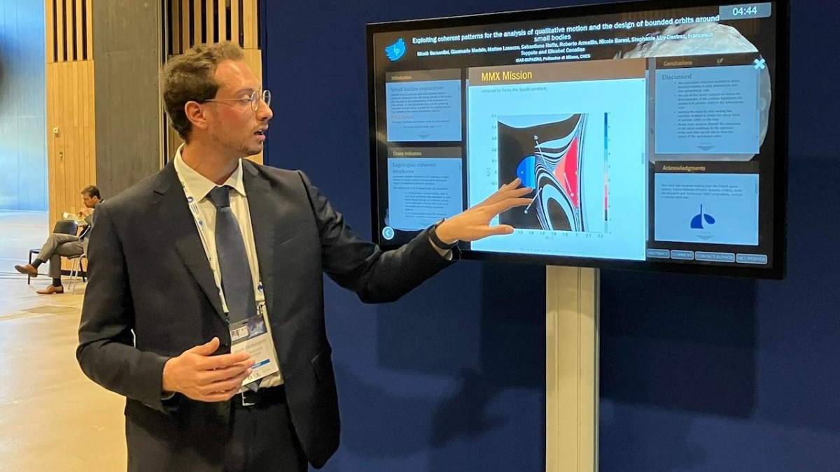 Researcher presenting