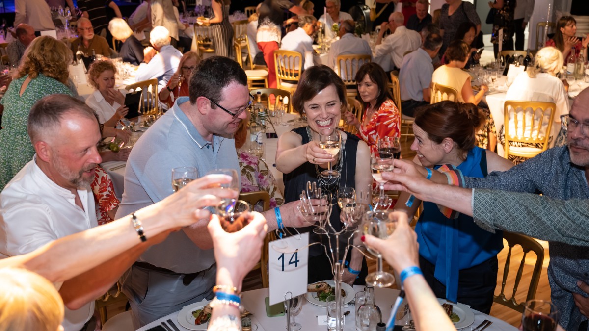 Alumni enjoying the alumni dinner at Surrey Weekender