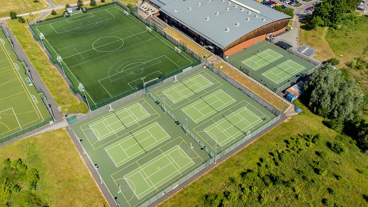 Surrey Sports Park pitches