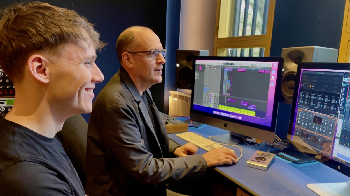 Studying in the Synth Lab