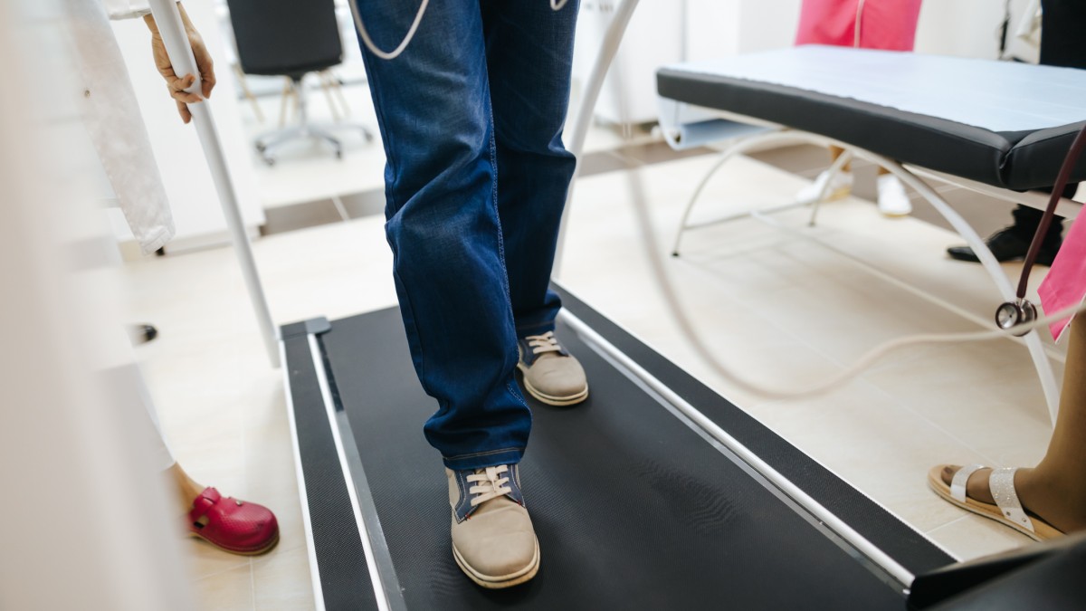 Running machine rehabilitation 