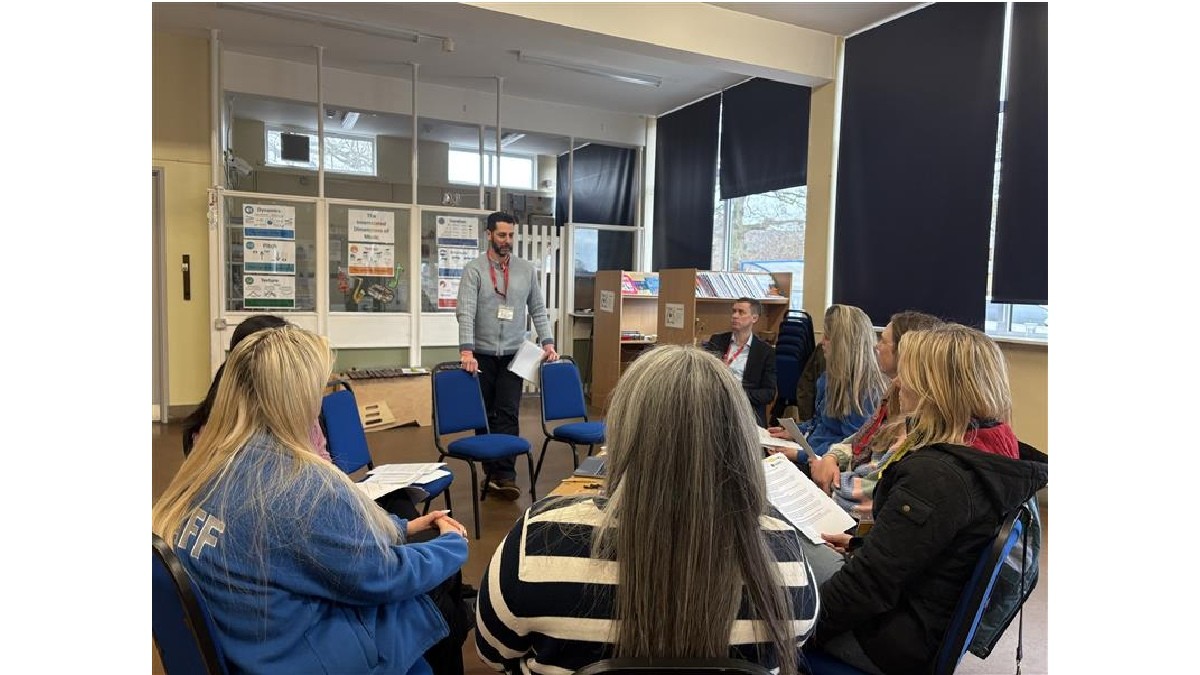 Active travel meeting at school