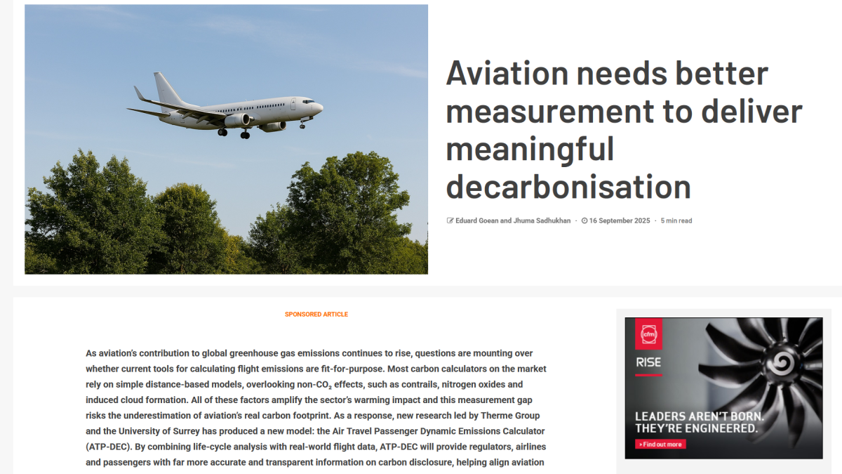As global aviation emissions edge toward record levels, the spotlight is turning on airlines’ tools for estimating their climate impact.
