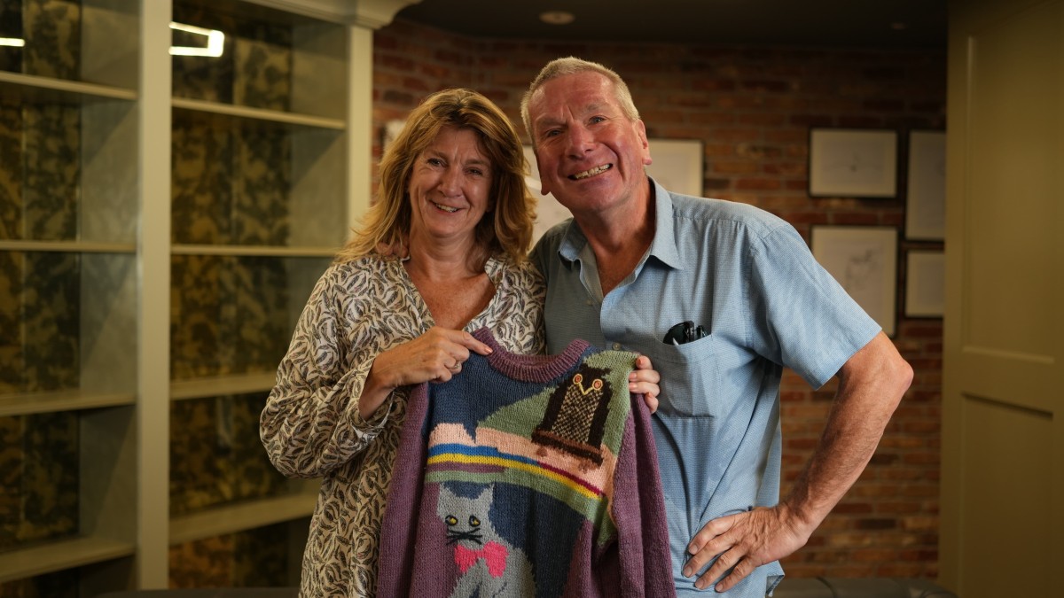 A photograph of Alison and Steve at the Surrey Weekender.