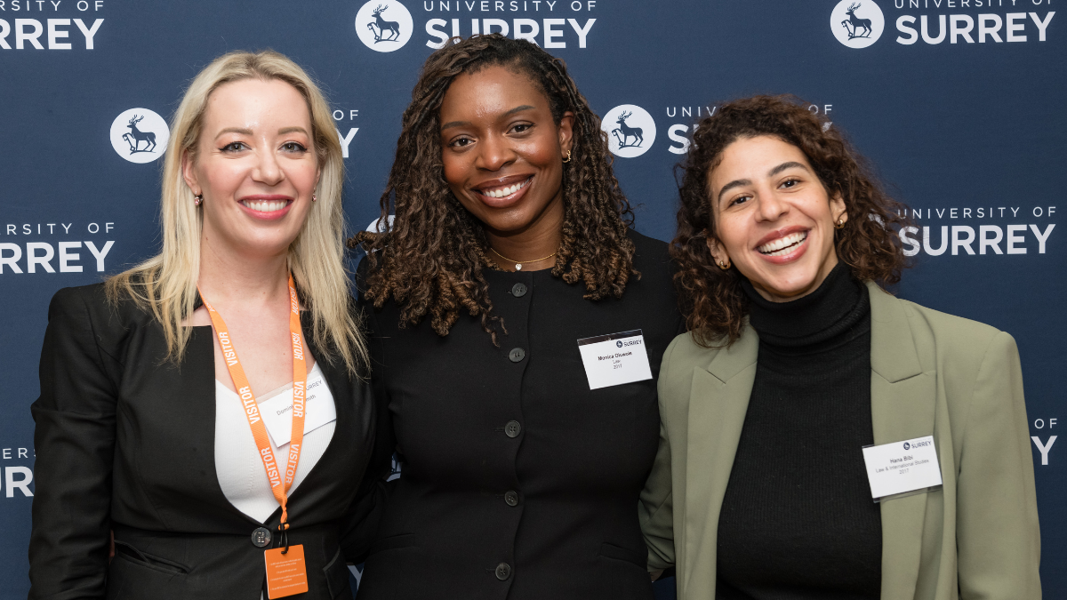 A photograph of members of our Alumni community