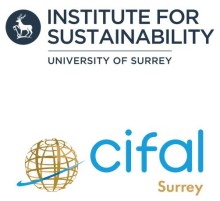 Institute of Sustainability logo; Cifal Surrey logo