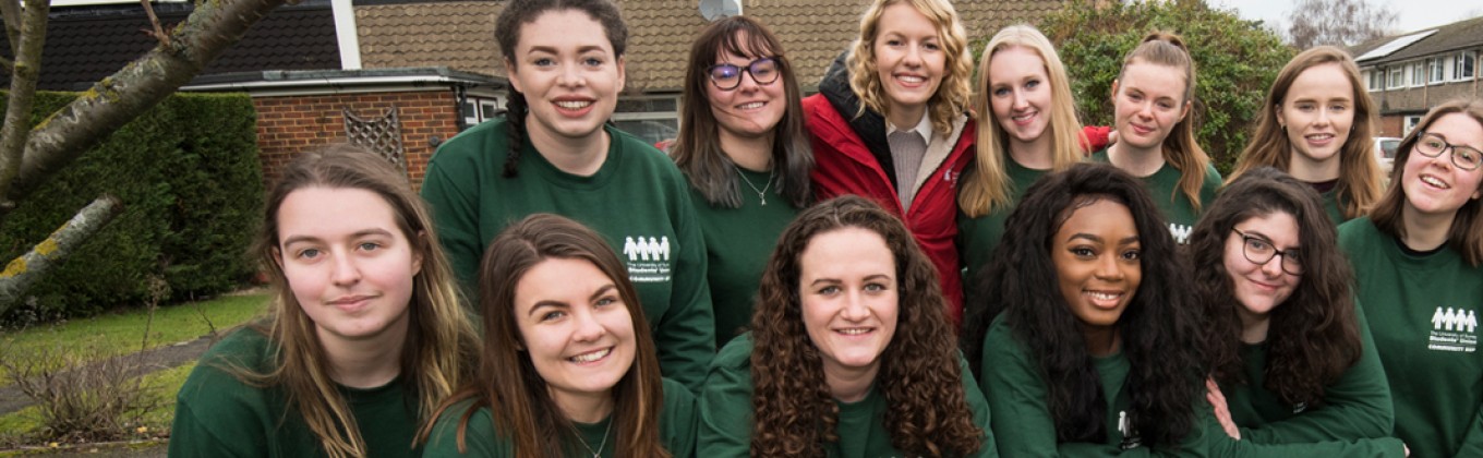Representatives from the University in the local Guildford community